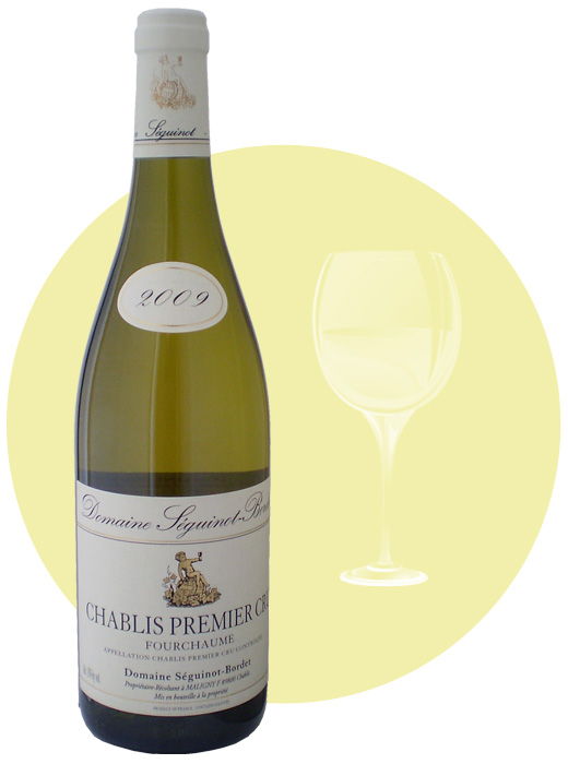 Abonnement Trois Fois Vin : bouteille de Seguinot Bordet, Chablis cuvée 2009