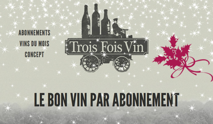 idées cadeaux pour Noël : un abonnement à Trois Fois Vin !