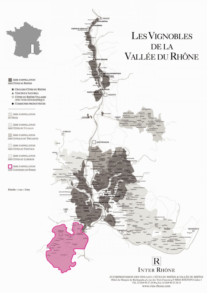 carte-costières de nîmes