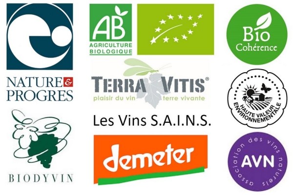 labels vins biologiques et biodynamiques