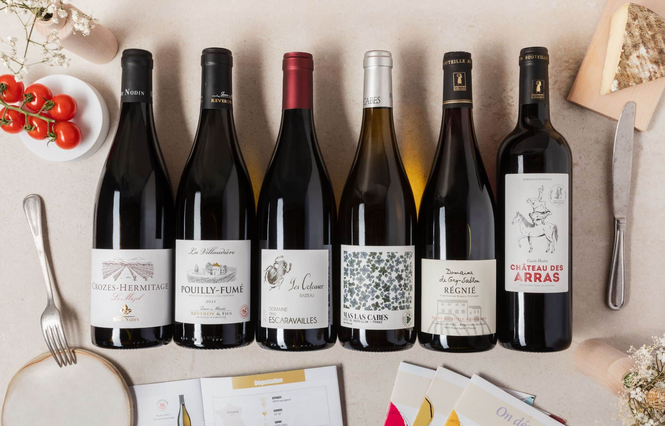 Coffret vins USA 3 bouteilles, grands vins des Etats-Unis