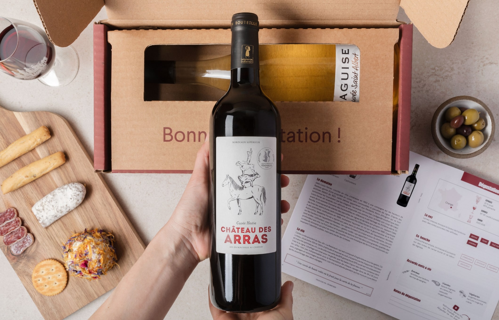 Box vin par abonnement - Vins confidentiels - Trois Fois Vin