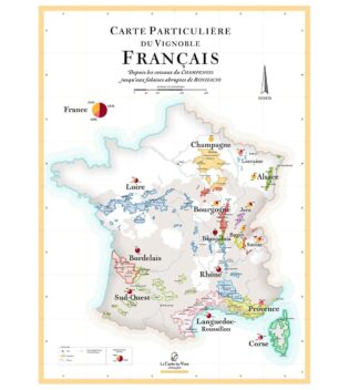 carte vignoble francais