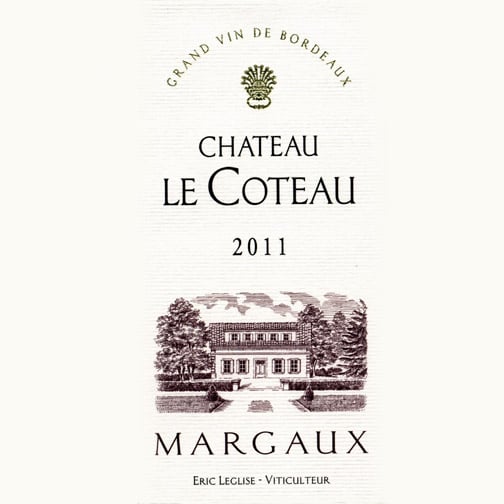 Château Le Côteau MARGAUX 2011