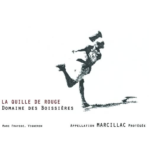 Domaine des Boissières MARCILLAC 2019 Quille de Rouge