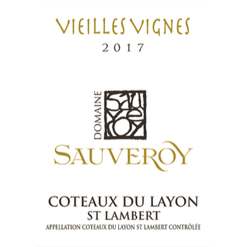 Domaine Sauveroy COTEAUX DU LAYON ST LAMBERT 2017 Vieilles Vignes