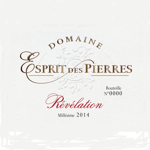 Domaine Esprit des Pierres CORBIERES 2014 Révélation