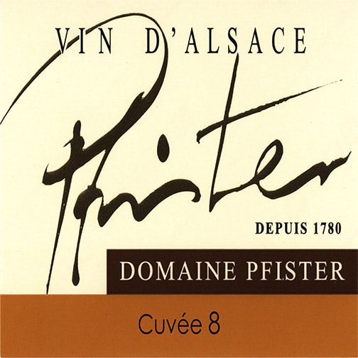 Domaine Pfister ALSACE 2015 - cuvée 8