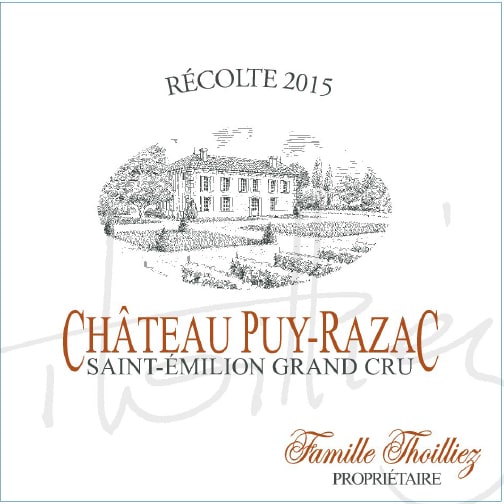 Château Puy-Razac SAINT-EMILLION GRAND CRU 2015