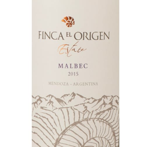 Finca el Origen MALBEC Mendoza Uco Argentine 2015