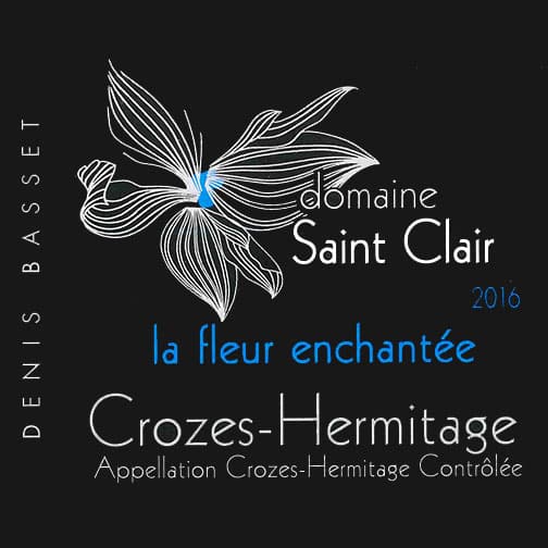 Domaine Saint Clair CROZES-HERMITAGE 2016 La Fleur Enchantée
