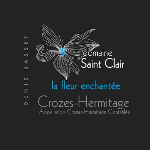 Domaine St Clair CROZES HERMITAGE 2014 la fleur enchantée