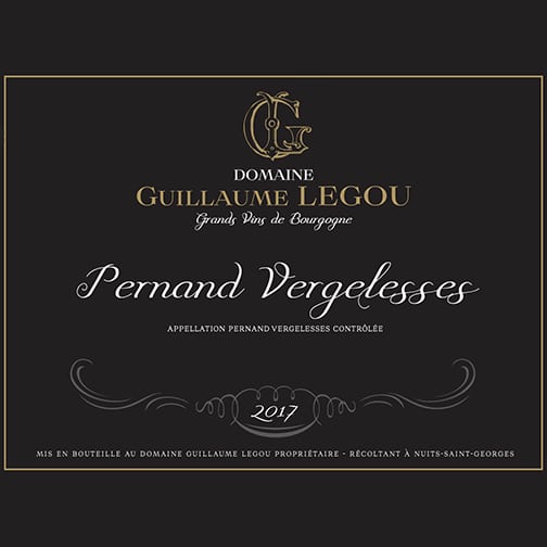 Domaine Guillaume Legou - PERNAND-VERGELESSES 2017