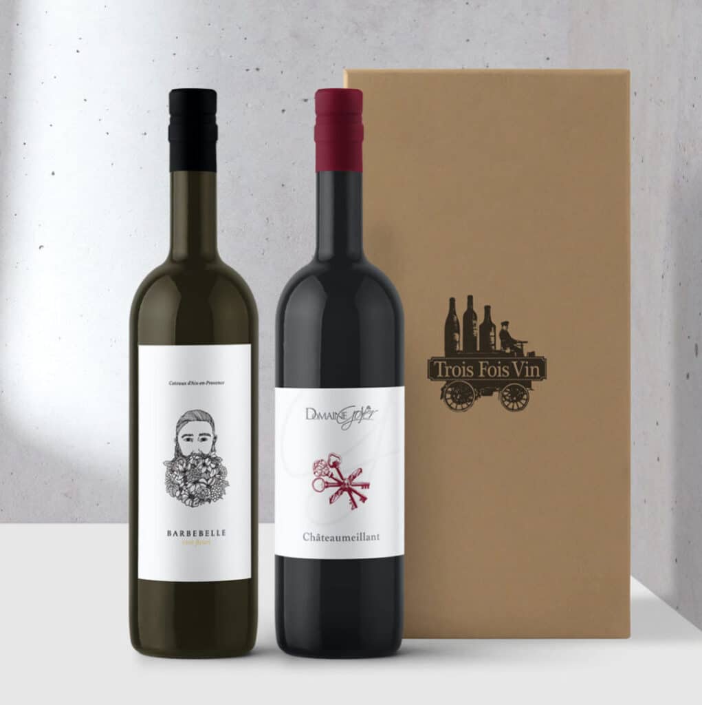 Coffret 2 vins de vignerons indépendants - Trois Fois Vin - Smartbox