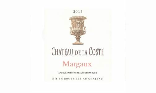 Château de la coste MARGAUX 2015