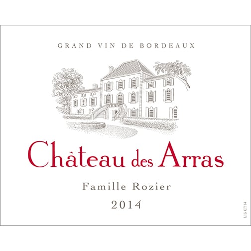 Château des Arras BORDEAUX SUPÉRIEUR 2014