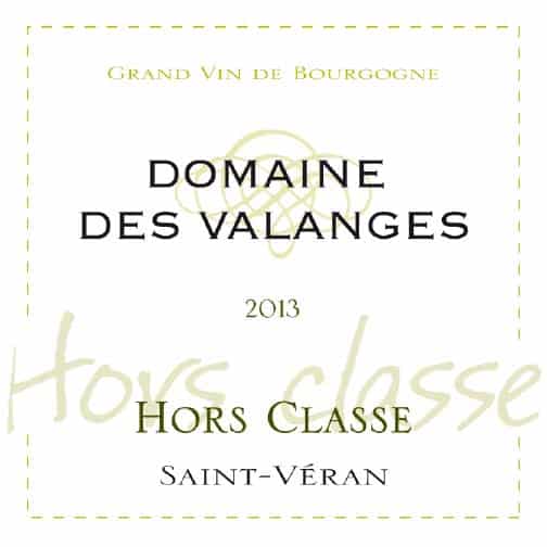Bourgogne Domaine des Valanges Hors Classe 2013 Saint-Véran