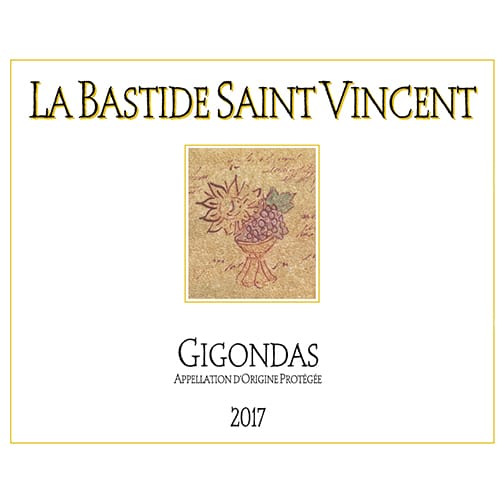 La Bastide Saint Vincent GIGONDAS 2017