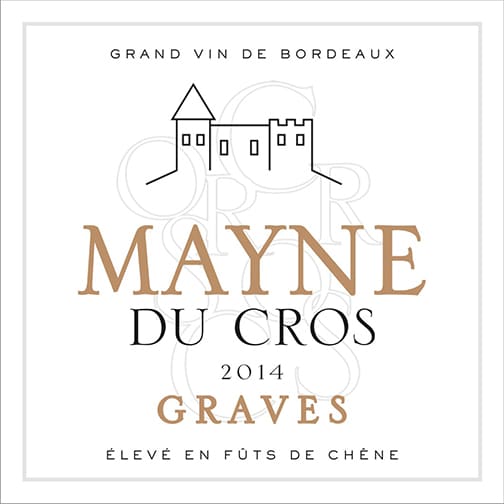 Château Mayne du Cros - GRAVES 2014