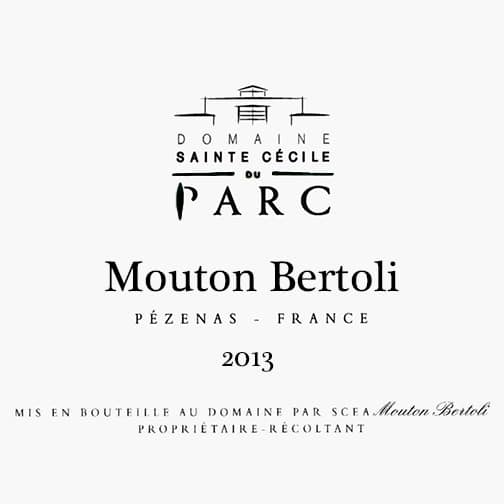 Domaine Sainte Cécile du Parc IGP PAYS DE CAUX 2013 - Mouton-Bertoli