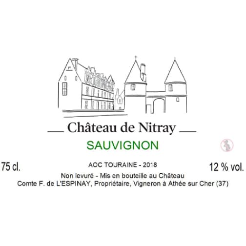 Château de Nitray TOURAINE 2018 Sauvignon