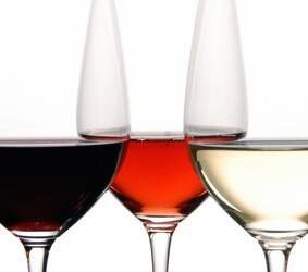 Vin rouge, rosé et blanc