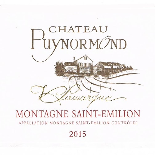 Château Puynormond MONTAGNE SAINT EMILION — 2015