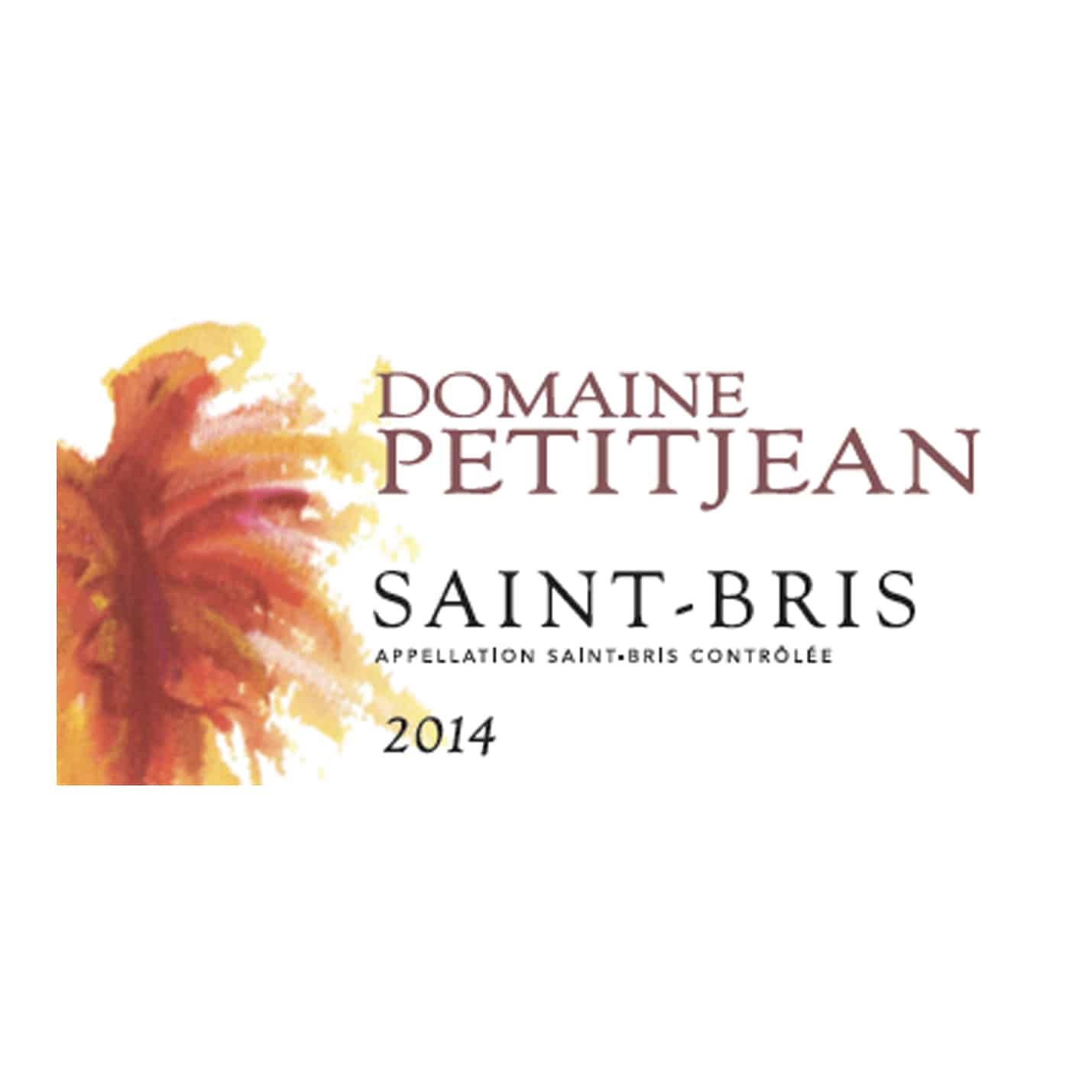 Domaine Petitjean SAINT BRIS 2014