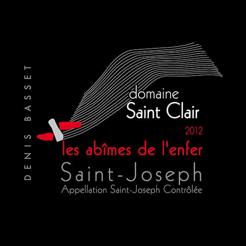 Les abîmes de l'enfer Saint-Joseph domaine Saint Clair 2012 Denis Basset