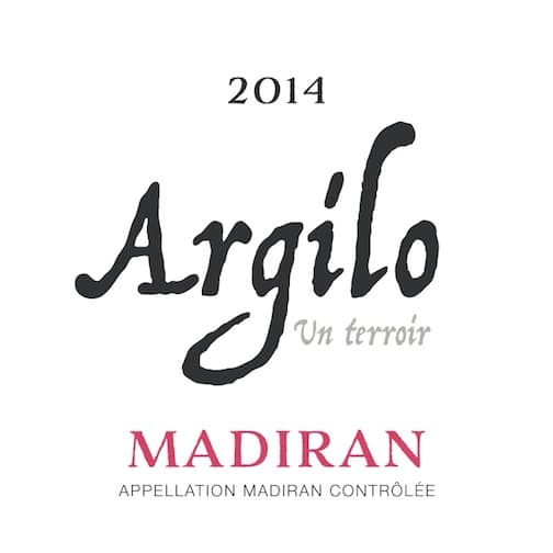 Vignobles Marie Maria MADIRAN 2014 — Argilo