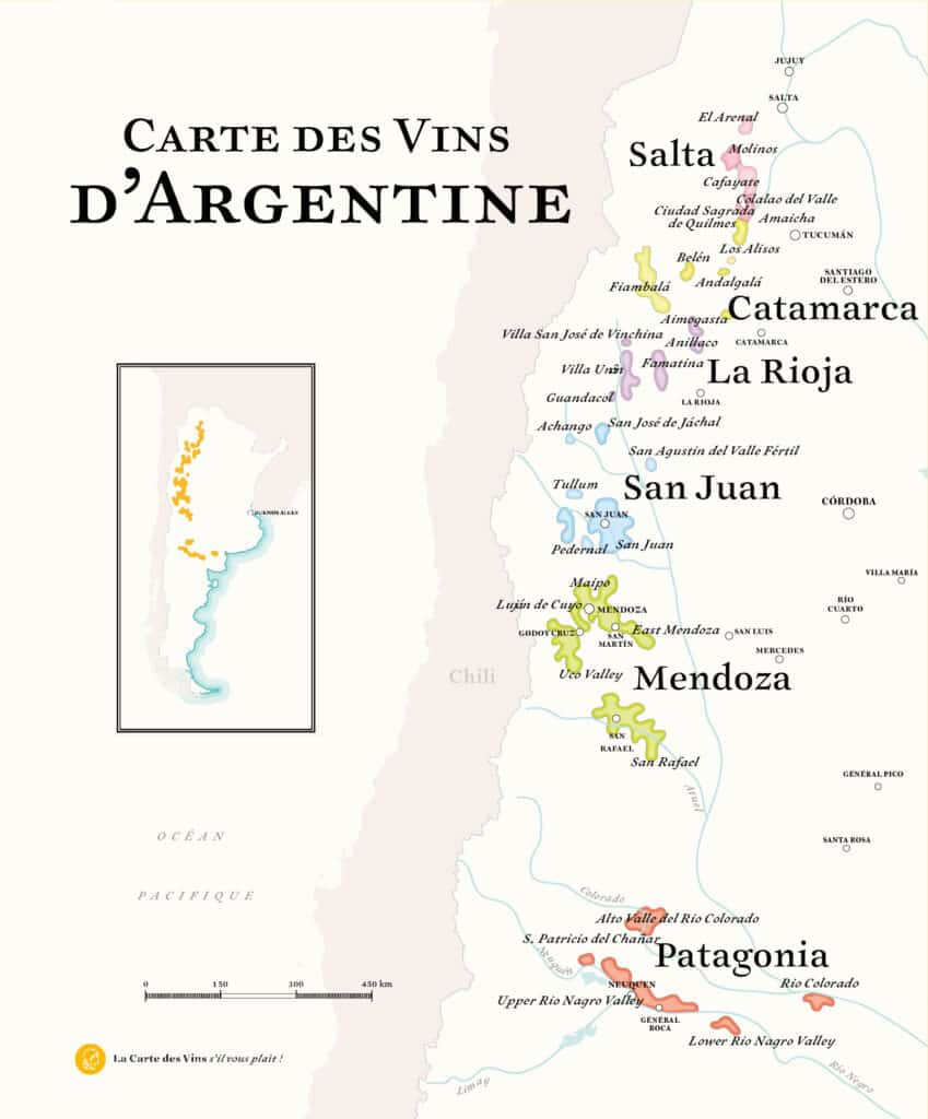 carte vins argentine