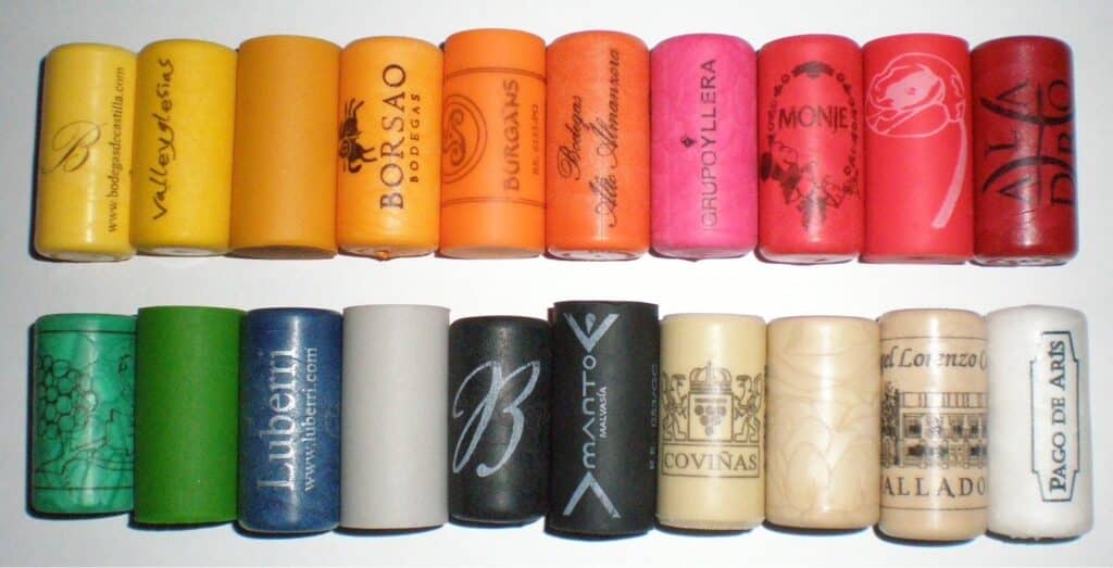 Lot De 2 Bouchons à Vin En Bois Rond – Diamètre 61 Mm – Naturel & Écologique