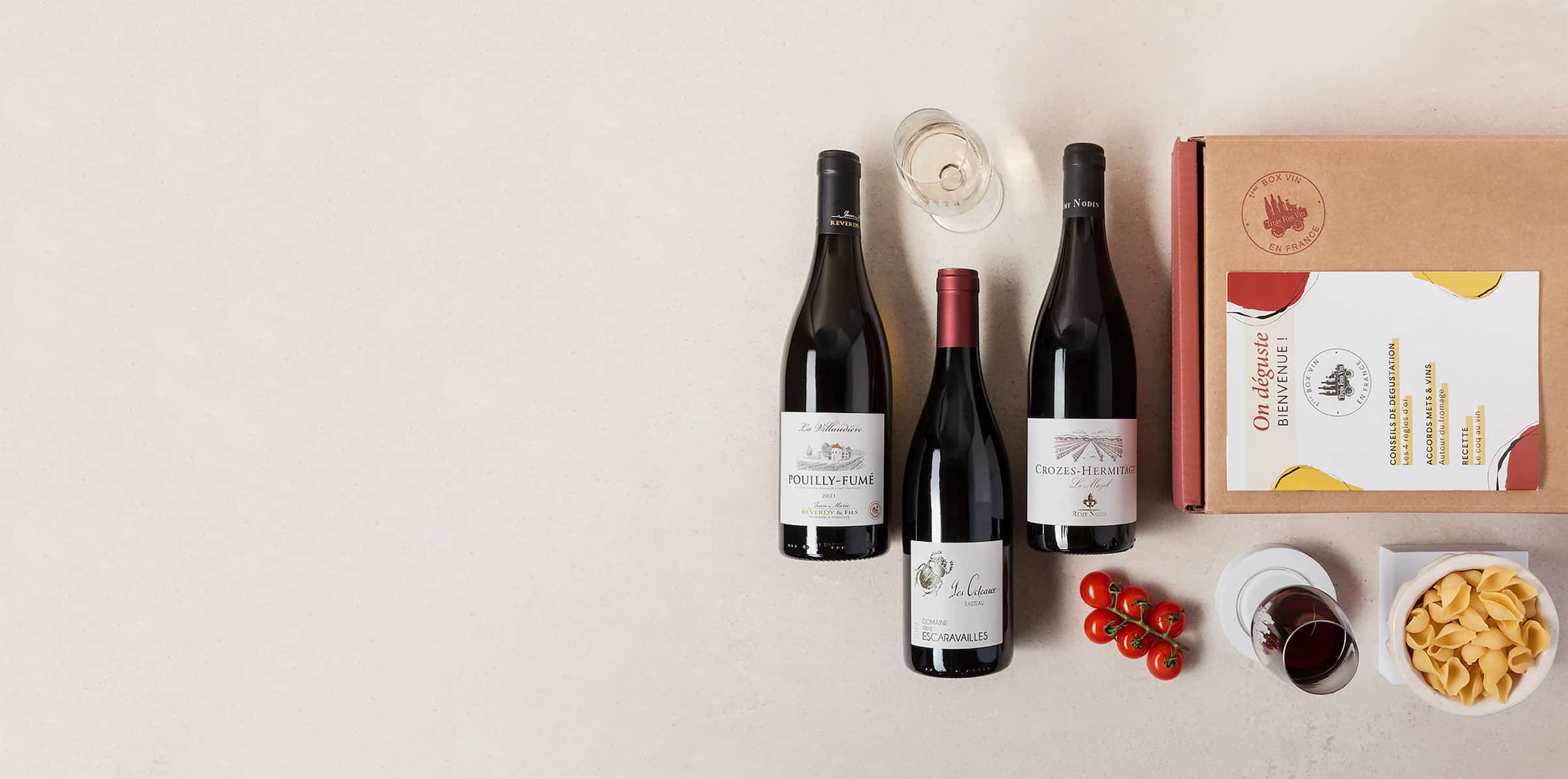 Coffret Vin blanc 3 bouteilles - La sélection de La Bouteille Dorée