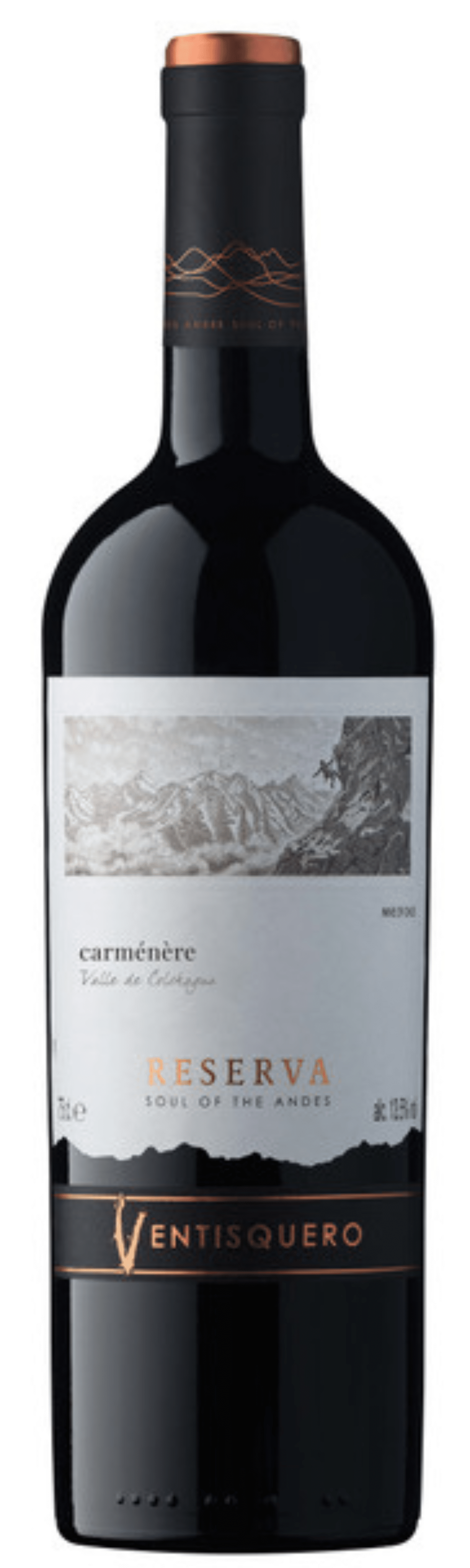 Ventisquero VALLE DE COLCHAGUA CHILI 2020 Carmenère Reserva - Trois Fois Vin