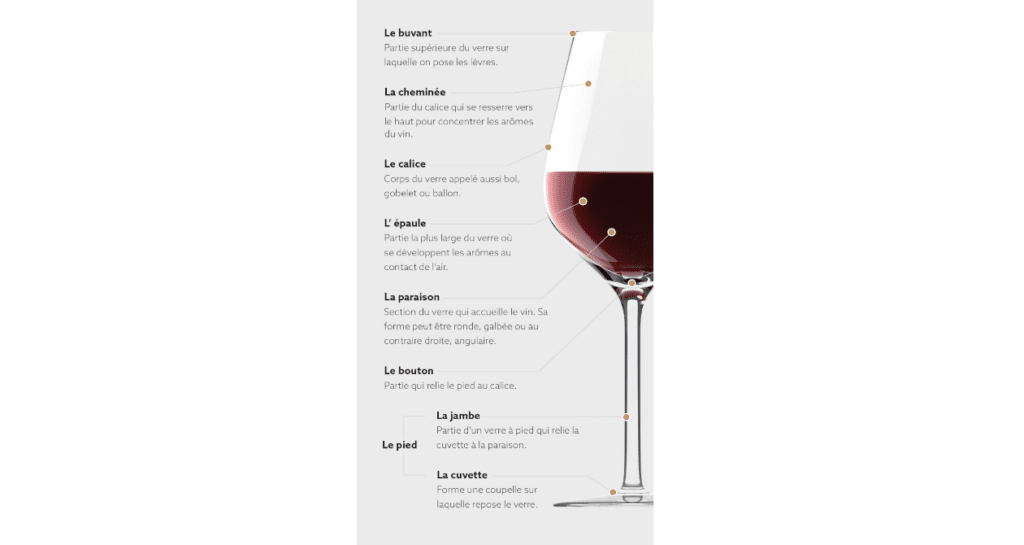 caractéristiques verre de vin